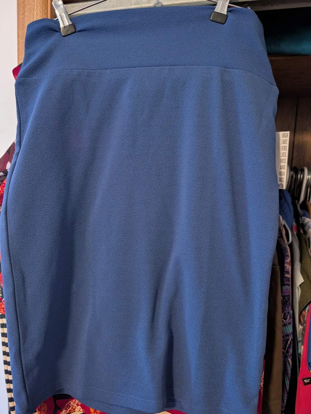 Blue Women's Skirt - Lularoe Cassie M
